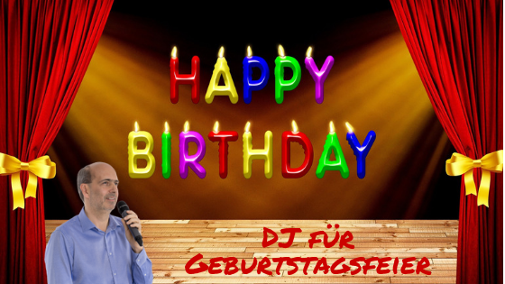 DJ für Geburtstagsfeier