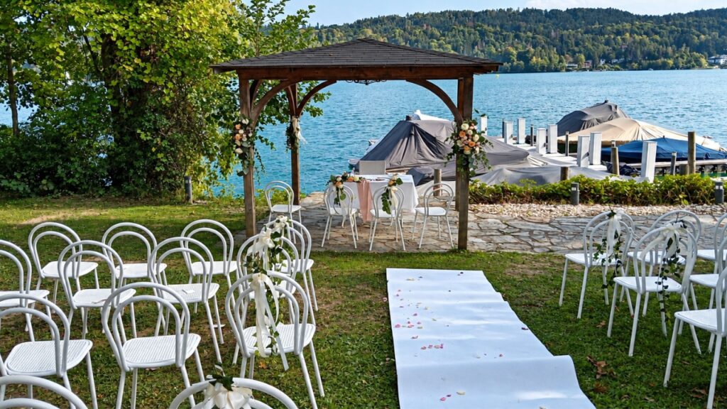 Hochzeit am Wörthersee im Bad Saag in Kärnten